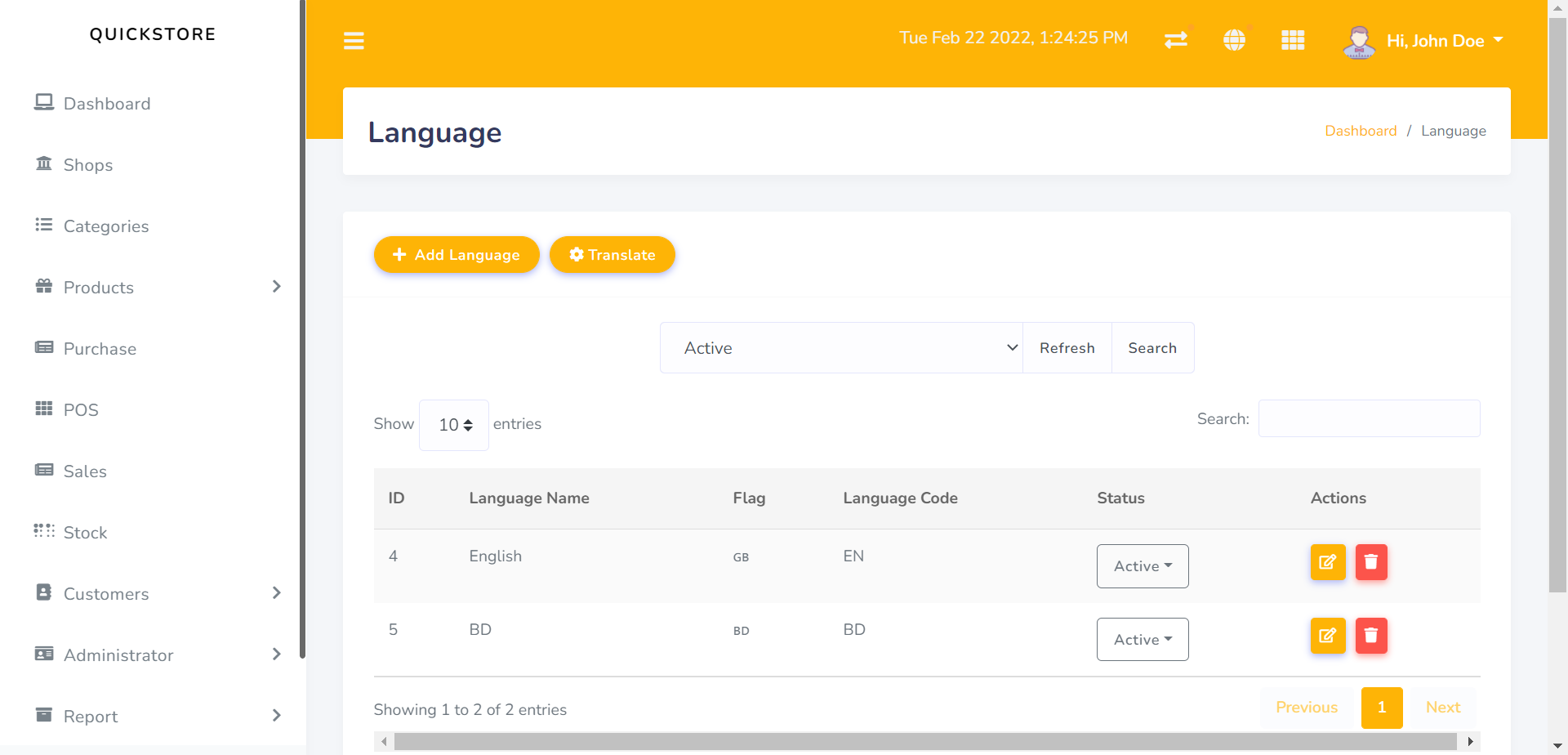 Check-in Dashboard