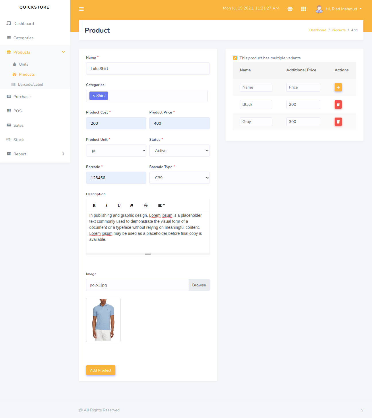 Check-in Dashboard
