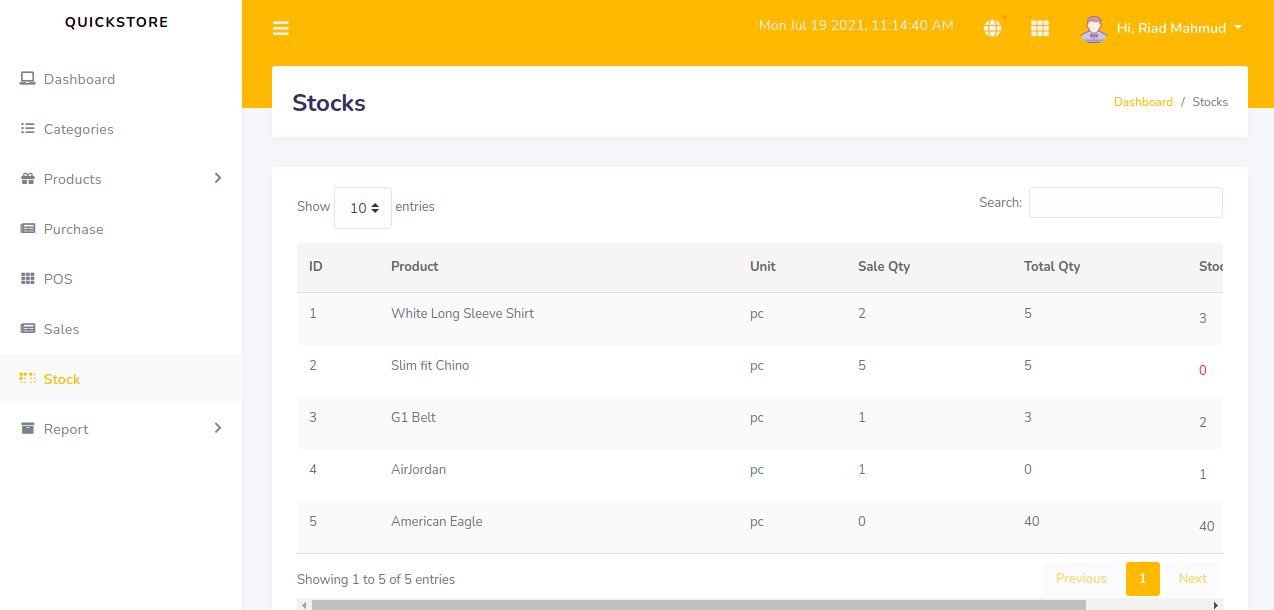 Check-in Dashboard