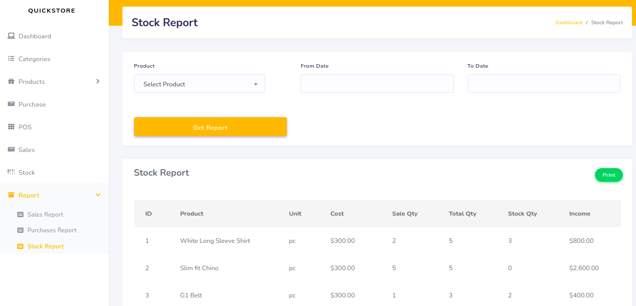 Check-in Dashboard